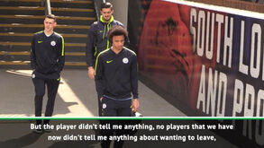 Guardiola garante que Sané não pediu para sair