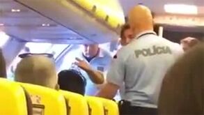 O momento em que Sá Pinto foi expulso de avião em Faro