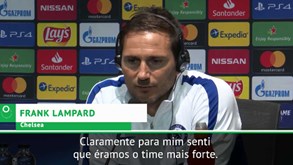 Lampard e a derrota na Supertaça Europeia: «Tenho um horrível mau perder»