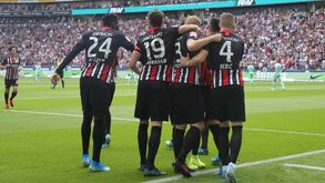 Eintracht Frankfurt entra a vencer na Bundesliga com golo aos 34 segundos