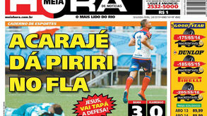 Jornal carioca faz chacota com derrota do Flamengo na Bahia: «Jesus, vai tapá a defesa!»