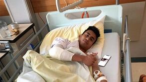 Colega de Miguel Oliveira no hospital após violenta queda