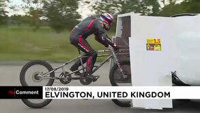 Britânico bate recorde de velocidade em bicicleta: 280 km/h!