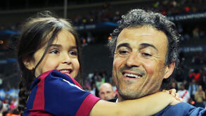 Luis Enrique chora a morte da filha de nove anos