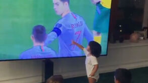 Filhos vibram com o show de Cristiano Ronaldo: «Golo do papá»