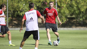 Morato e Tomás Tavares na Youth League