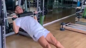 Cristiano Ronaldo a dar tudo já a pensar no jogo com o Atlético Madrid