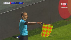 RB Leipzig celebrou na Luz, mas lance foi invalidado