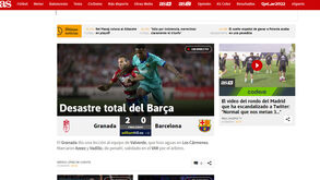 O 'desastre total' do Barcelona visto pela imprensa espanhola