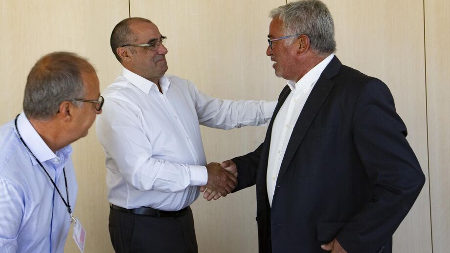 Octávio Ribeiro, diretor-geral do Correio da Manhã e António Salvador, presidente do Conselho de Administração da Intercampus