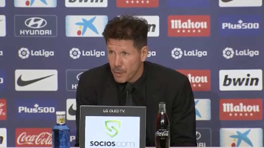 Treinador do Atlético Madrid comentou caso que aconteceu no dérbi de Madrid