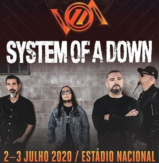 System of a Down são a primeira confirmação do festival VOA Rocks 2020
