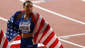 Allyson Felix bate registo de Bolt apenas 10 meses depois de ser mãe