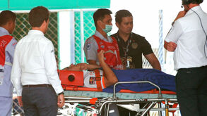 Márquez hospitalizado após queda nos treinos para o MotoGP Tailândia 