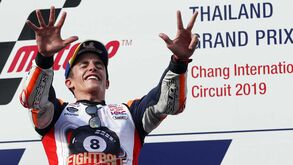 Oito títulos em 10 anos para Marc Márquez que já só está a um de igualar Rossi no Moto GP