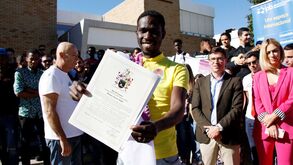 Braima Dabó homenageado em casa