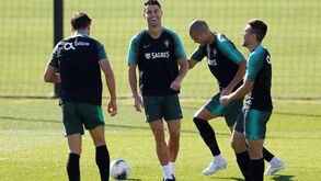 Treino da Seleção Nacional com duas baixas e uma estreia