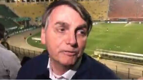 Bolsonaro foi ver o Palmeiras, fez de comentador e confessou: «Meu contacto é Felipe Melo»