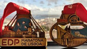 Já foram reveladas as medalhas da Maratona e Meia Maratona de Lisboa