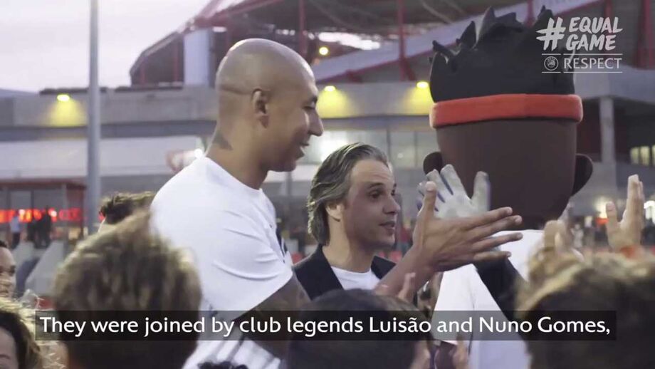 Benfica pioneiro na iniciativa 'Equal Game' com Luisão e Nuno Gomes como 'cabeças de cartaz'