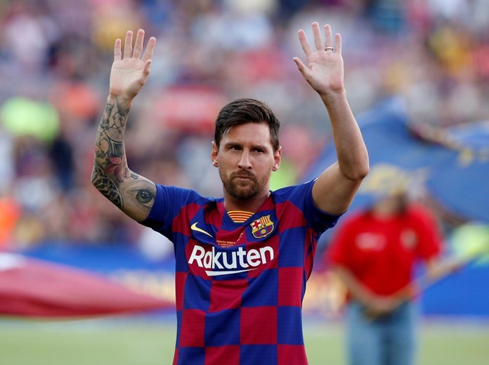 Séptimo Lionel Messi - 696 goles en 853 juegos