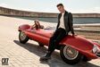 Cristiano Ronaldo ao lado do Alfa Romeo 1900 C52 'Disco Volante', raríssimo protótipo criado em 1952, do qual apenas existe um exemplar dos cinco produzidos.