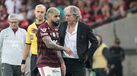 Bronca após empate do Flamengo: Arão e Gabigol pegaram-se e Jorge Jesus deu enorme raspanete
