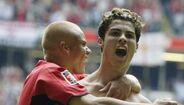 Manchester United - Milwall (22/05/04), 3-0 - Marcou um golo na primeira final da Taça de Inglaterra. Em Cardiff, inaugurou o marcador, aos 44 minutos, de cabeça.