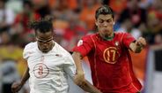 Portugal - Holanda (30/06/04), 2-1 - No 100.º jogo da carreira, inaugurou o marcador, aos 26 minutos, de cabeça, na sequência de um canto de Deco, contribuindo para Portugal chegar à primeira final da sua história, em Alvalade.