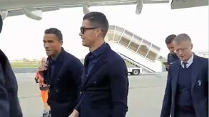 Juventus parte rumo a Moscovo e luxos de Ronaldo dão nas vistas