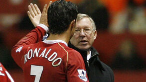 Ronaldo chegou ao topo no Manchester United moldado por Ferguson