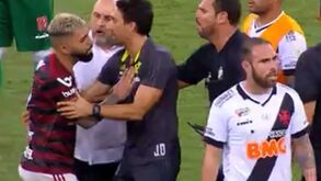 Gabigol agredido por dirigente do Vasco da Gama