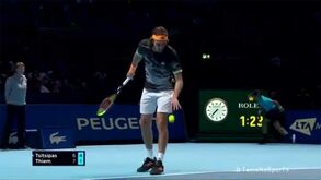 Insólito no ATP Finals: adepto grita 