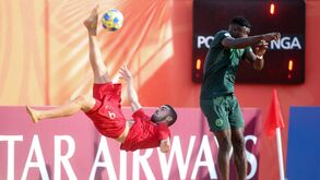 Portugal 'atropela' Nigéria na estreia no Mundial de futebol de praia