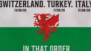 Provocação ao Real? Gales imita polémica bandeira de Bale para anunciar calendário do Euro
