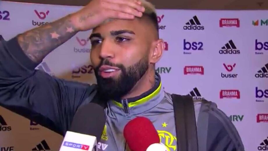 Jogador do Flamengo levou joelhada de André Souza no final do encontro do Brasileirão