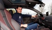 Courtois escolheu um RS 3 Sportback TFSI quattro S tronic, avaliado em 67.310 mil euros.