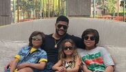 Hulk com os filhos