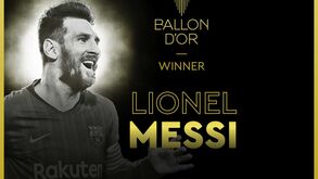 Messi conquista a Bola de Ouro