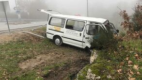 Jogadores do Aguiar da Beira feridos em acidente