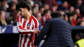 Diego Simeone: «Gostava que João Félix tivesse mais gasolina no final...»