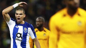 Pepe elogia adeptos: «Com tanta estrada cortada e alagada estiveram cá ao frio e à chuva»