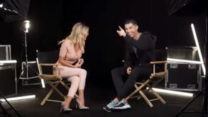 Diletta Leotta quis saber a história por trás do 'siiii' e fez Ronaldo rir
