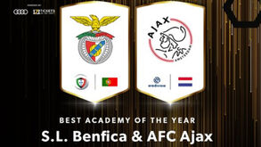 «Reconhecimento internacional»: Benfica reage à conquista do prémio de melhor Academia do ano