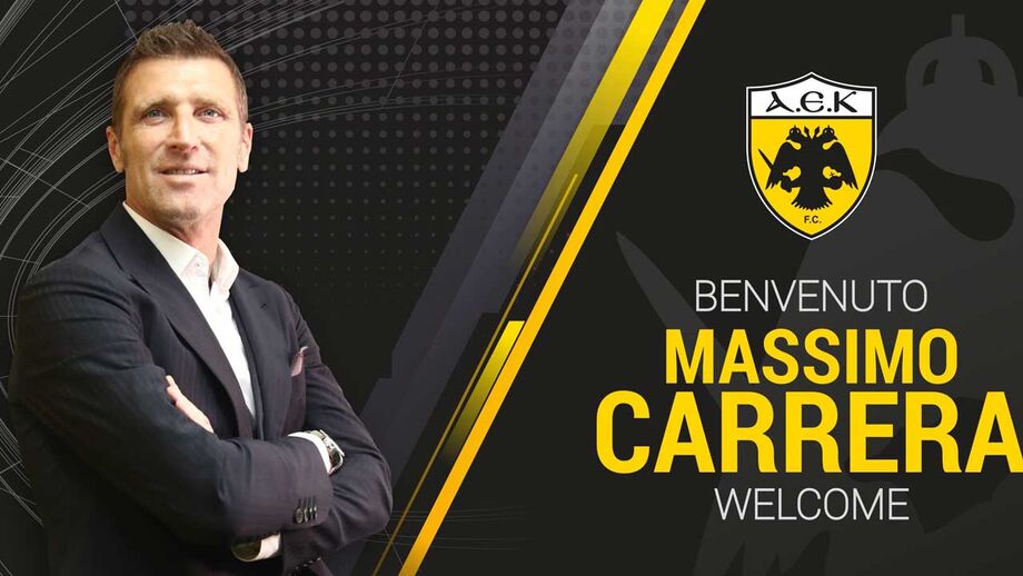 Massimo Carrera é o novo treinador do AEK Atenas