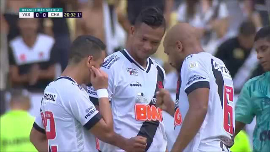 Momento caricato na última jornada do Brasileirão