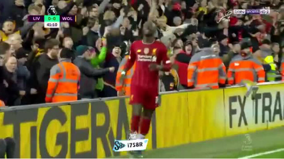 Senegalês marcou aos 32 minutos frente ao Wolverhampton