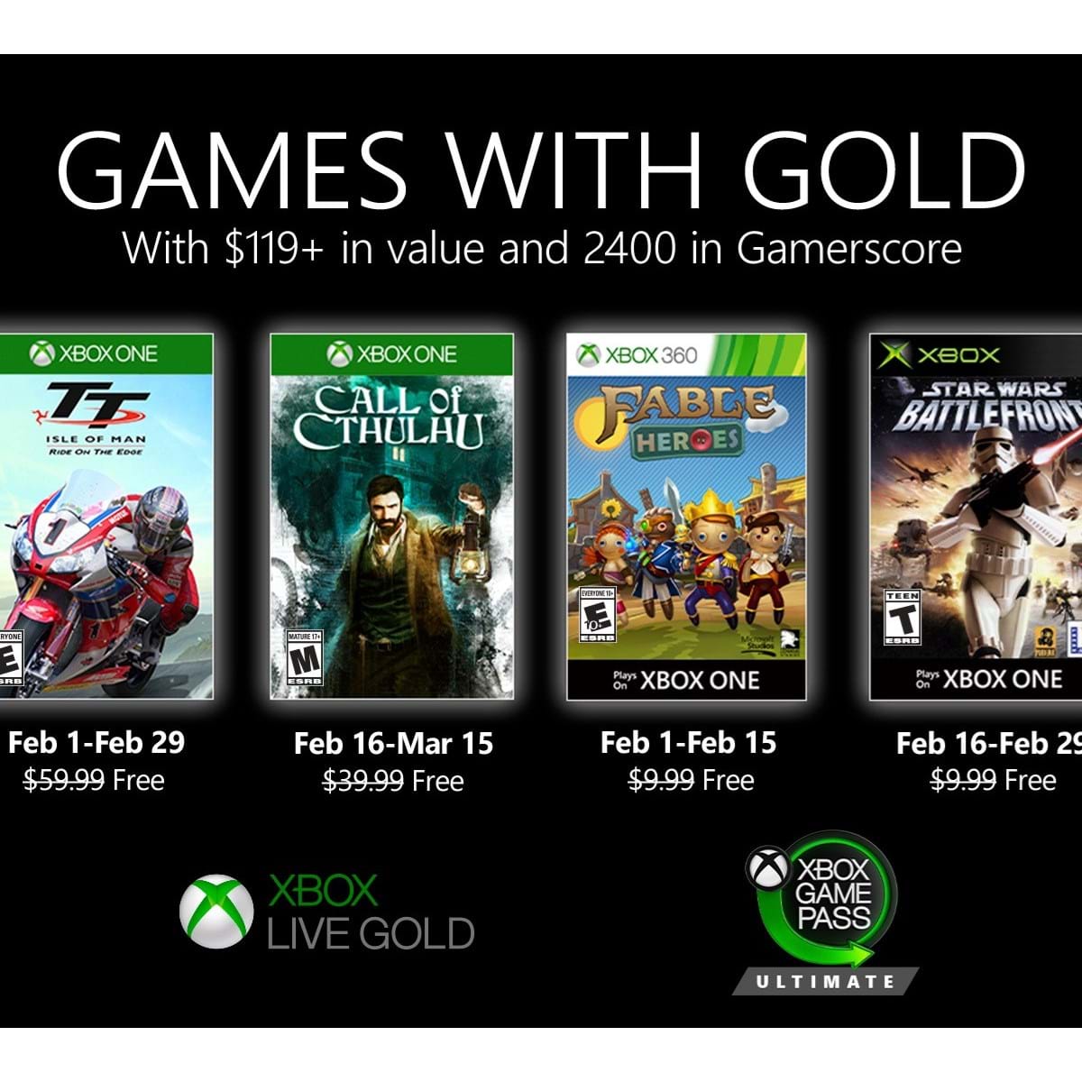 Call of Cthulhu e Fable Heroes são os jogos grátis do Xbox em