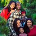 Kobe Bryant com a mulher e as quatro filhas 