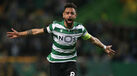 Bruno Fernandes em lágrimas na despedida do Sporting